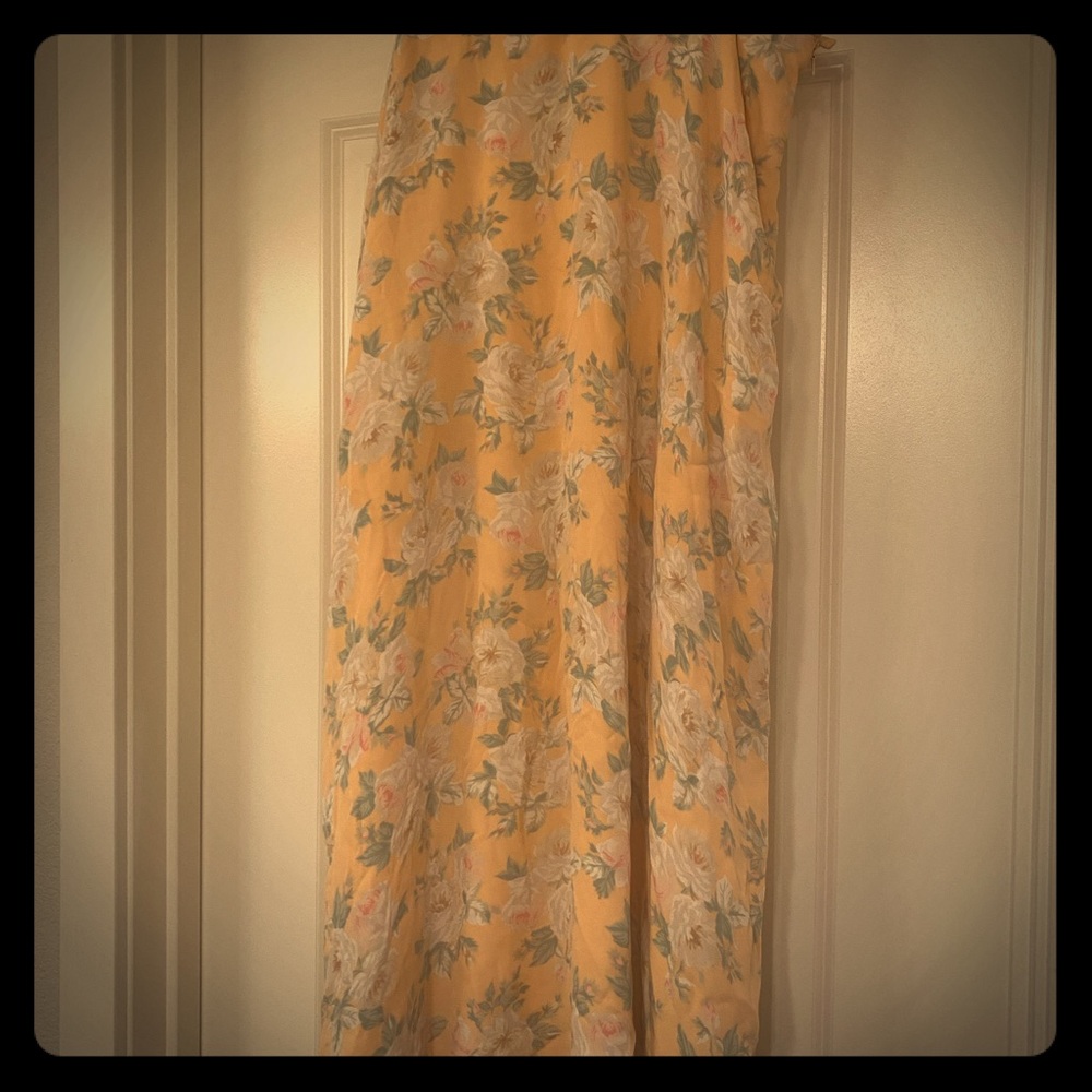 Lauren by Ralph Lauren Floral Silk Skirt